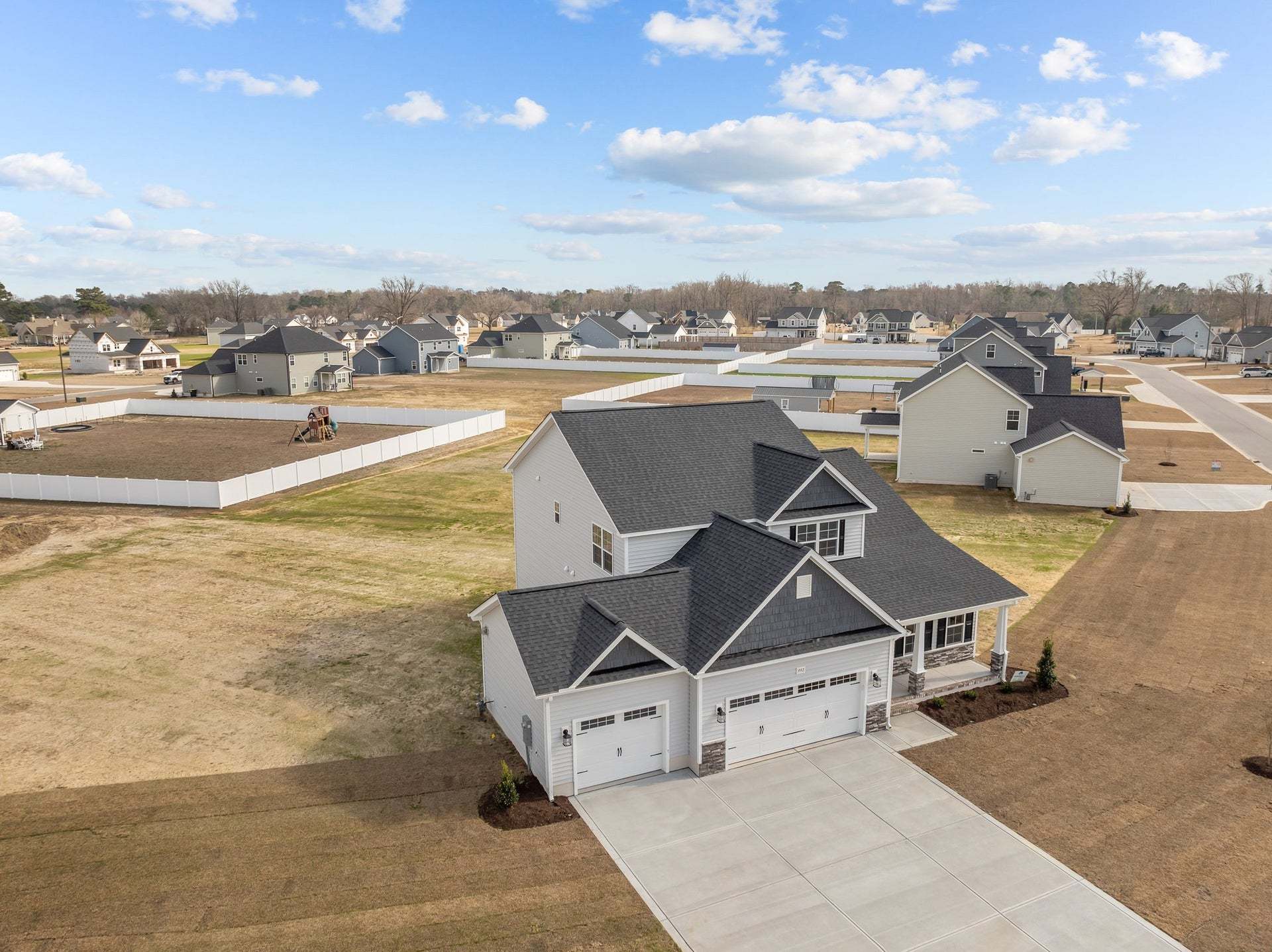 Elevation C with 3-Car Garage Option