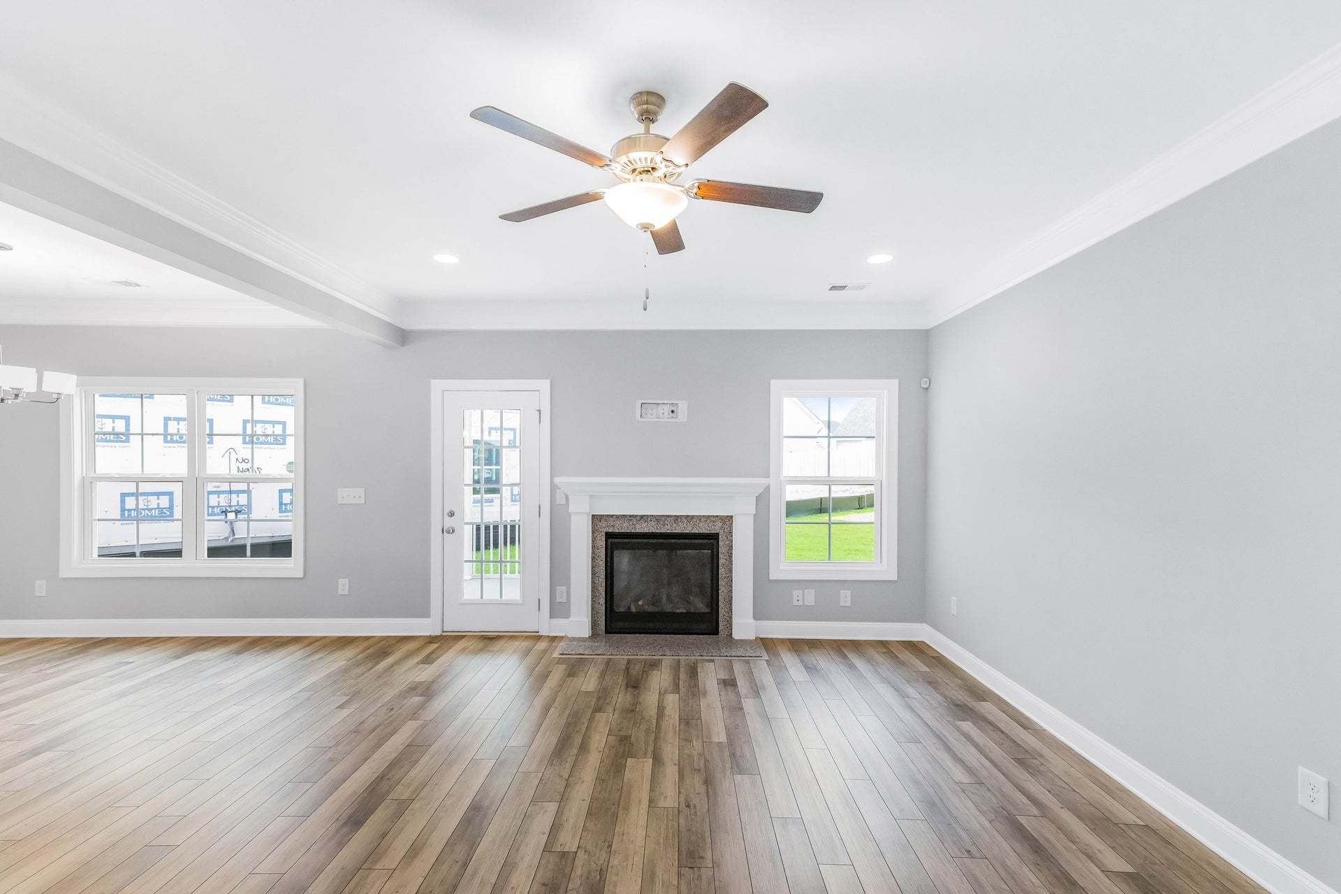 Optional Fireplace With Mantel