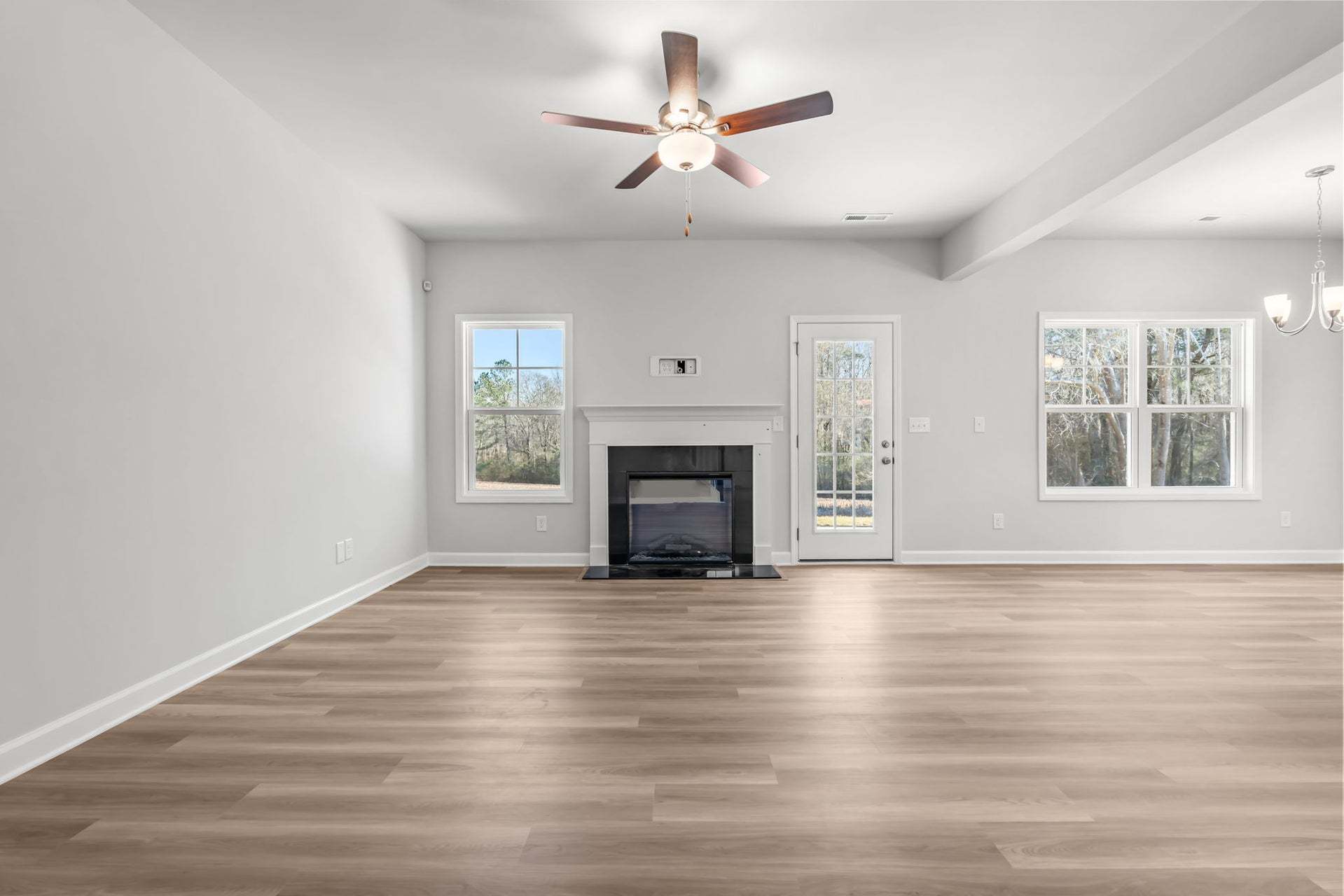 Optional Fireplace With Mantel