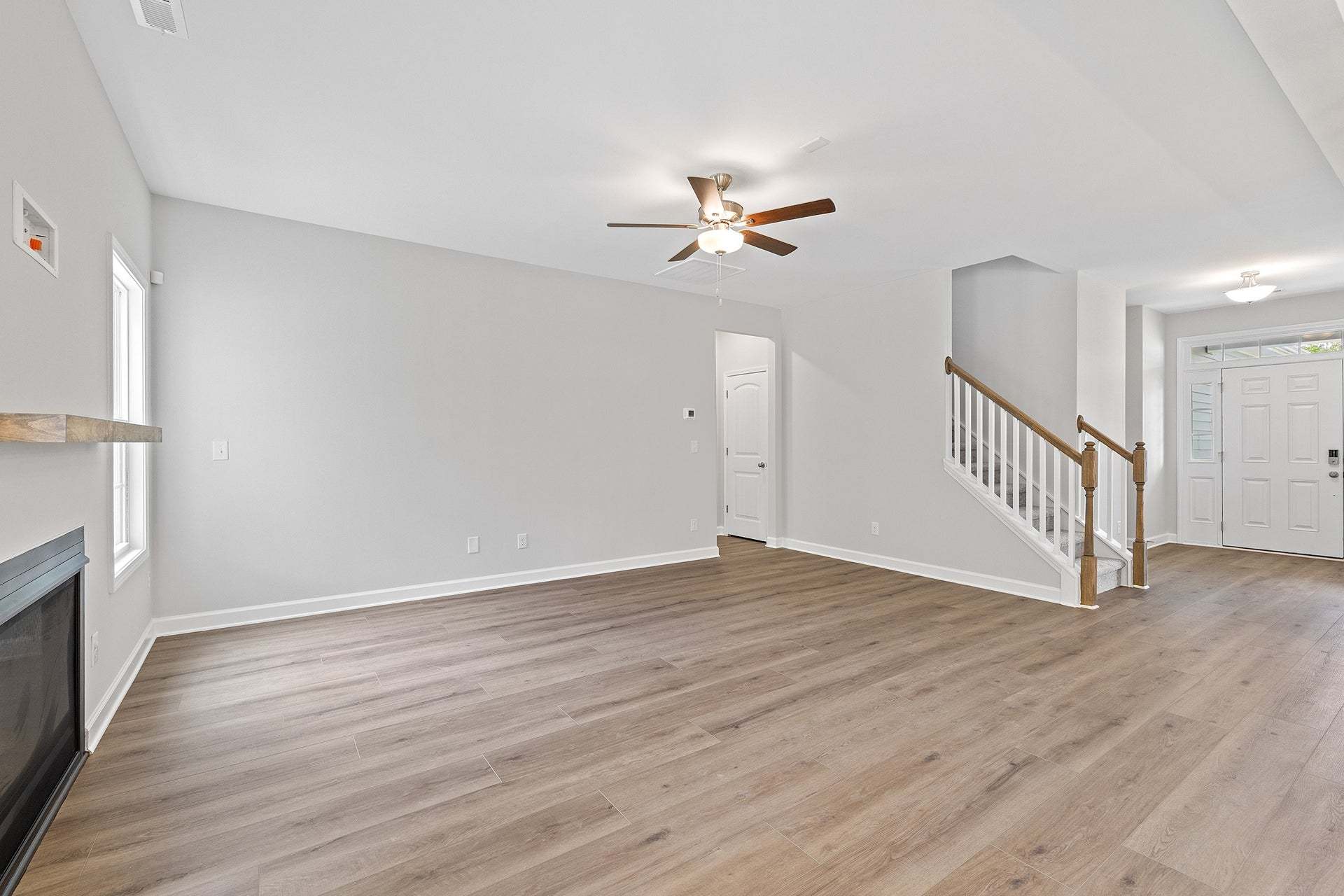 Optional Fireplace With Floating Mantel