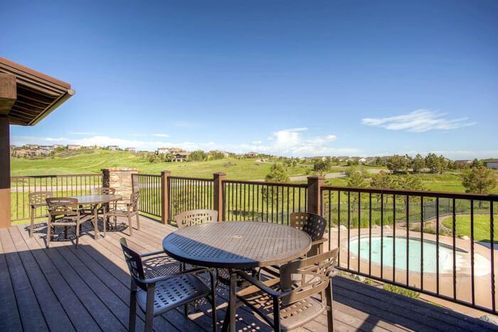 Back Deck at the Community Center