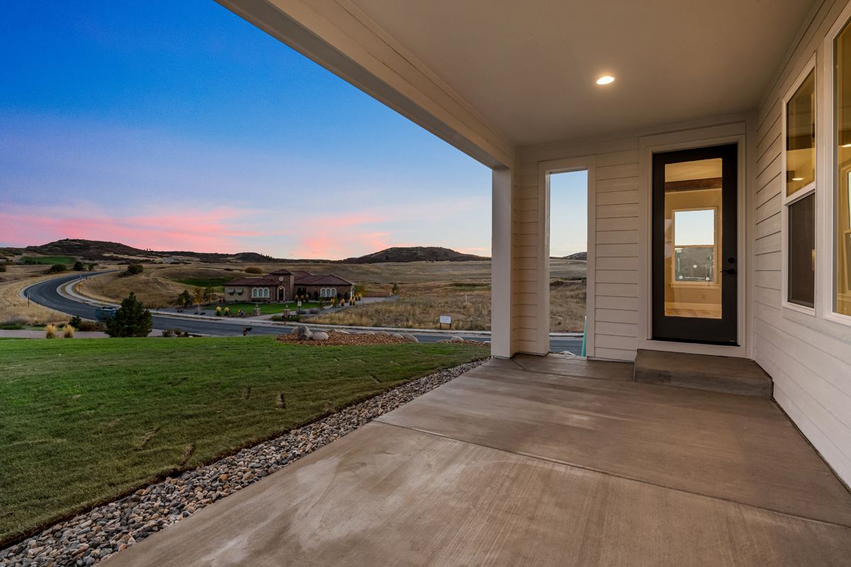 Plan Three Rear Patio