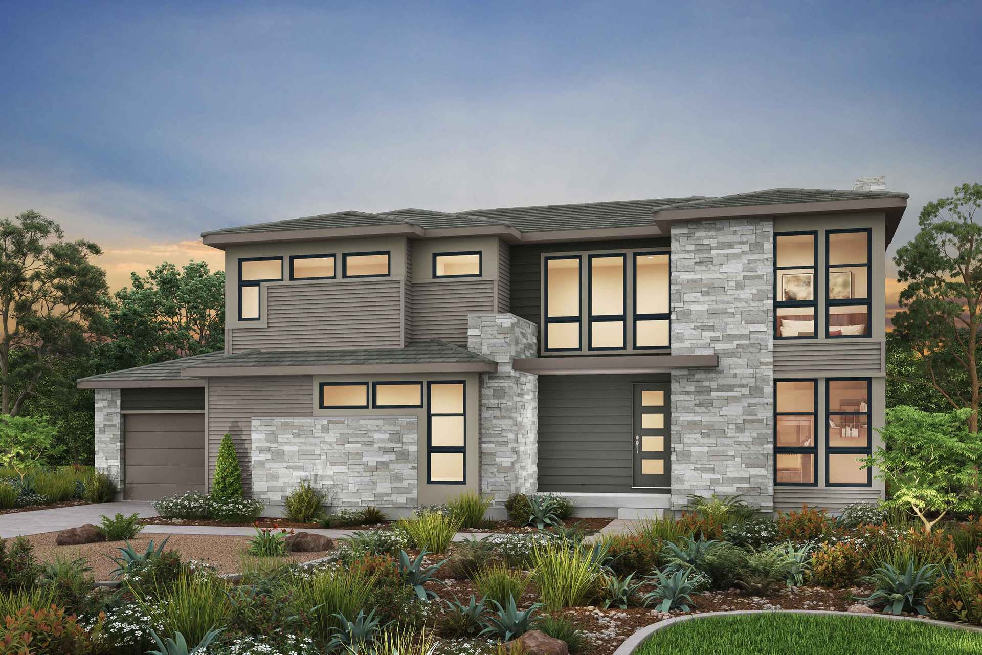 Plan Two Modern Prairie