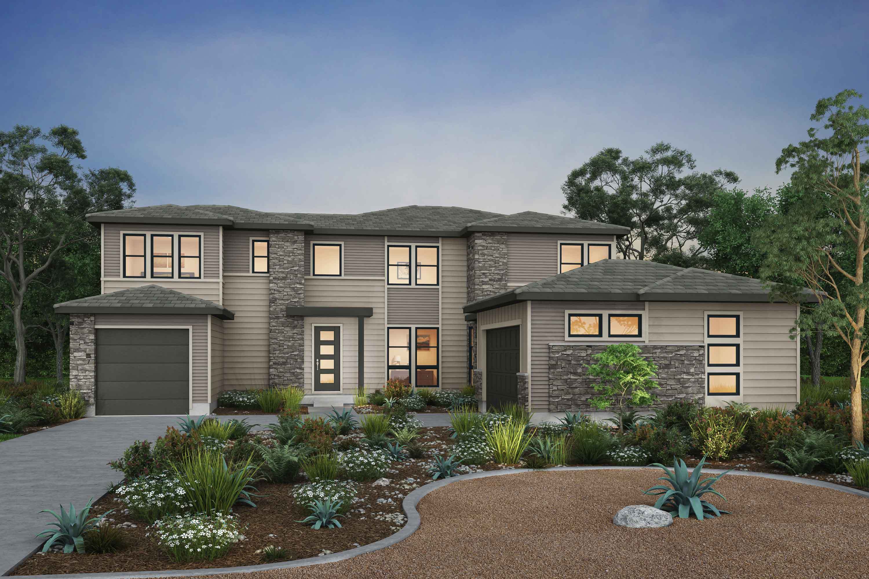 Plan Six Modern Prairie