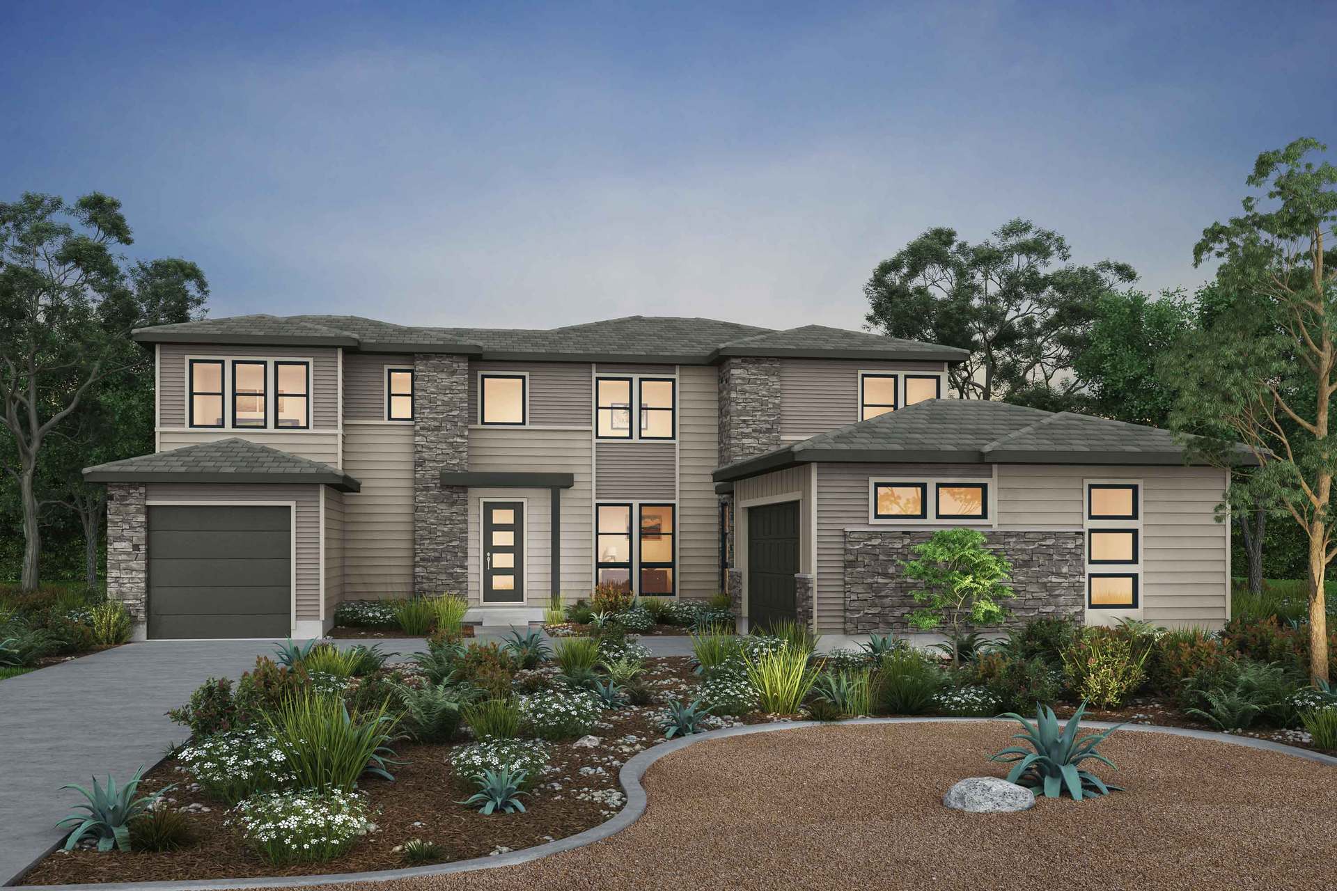 Plan Six Modern Prairie