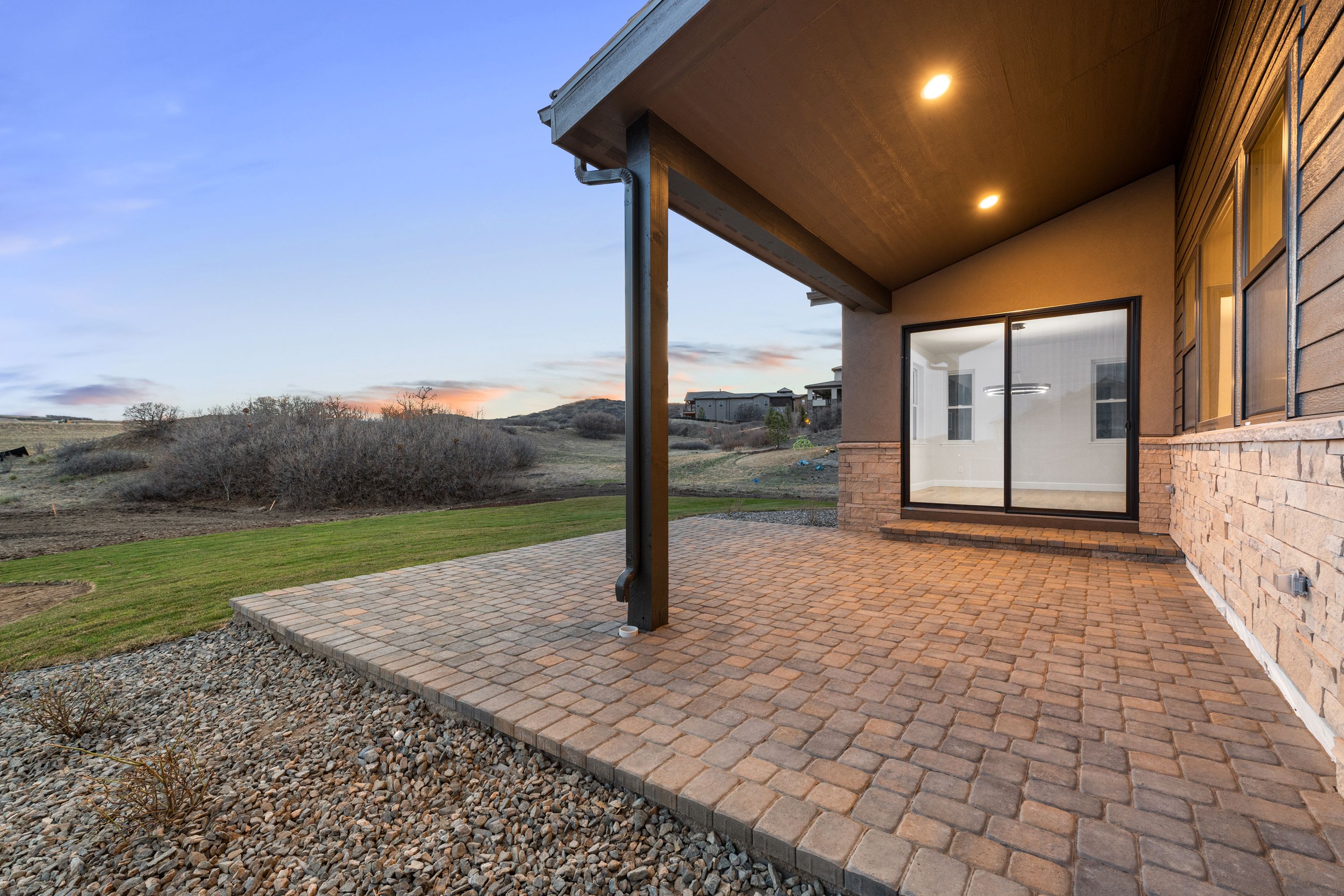 Plan Four Rear Patio