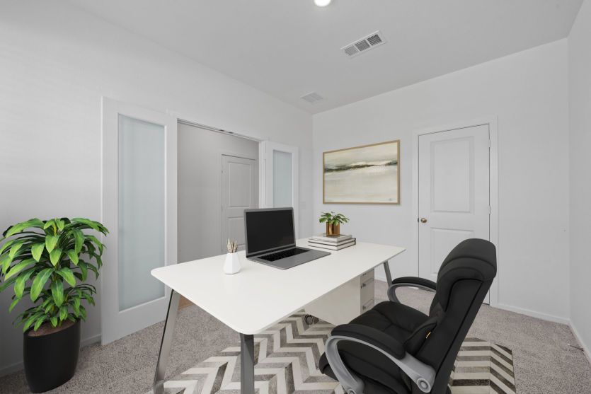 Virtually Staged Office