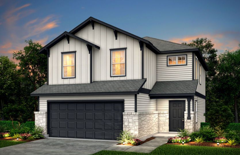 Springfield - The Overlook at Creekside: New Braunfels, Texas - Centex Homes