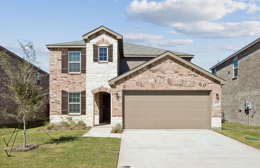 The Mesilla, a two-story home with 2-car garage