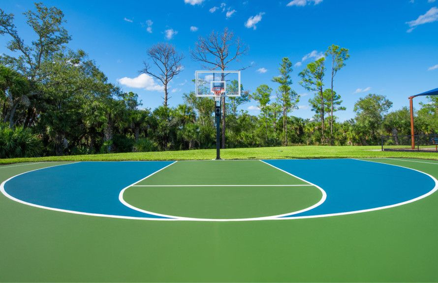 Half Basketball Court