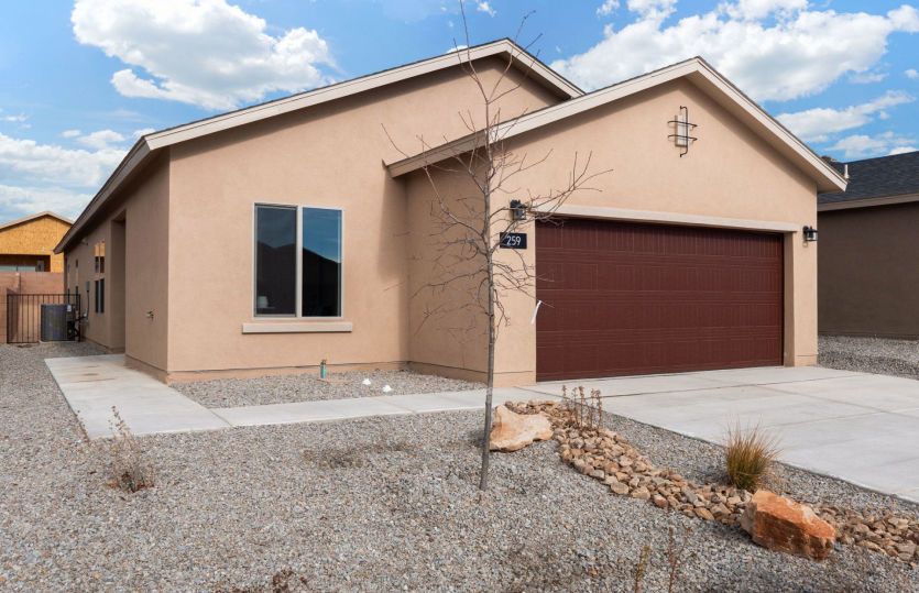 Cochiti home shown in the Elevation A design
