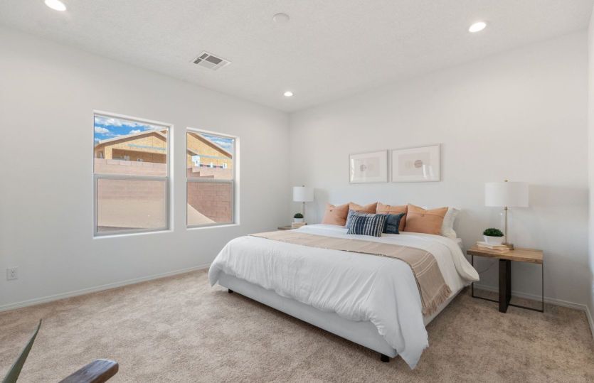 Owner's suite of the Cochiti home design offers lots of space for relaxation and everyday living