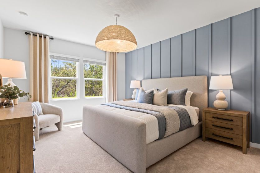 Owner's Suite. Model Home Representation.