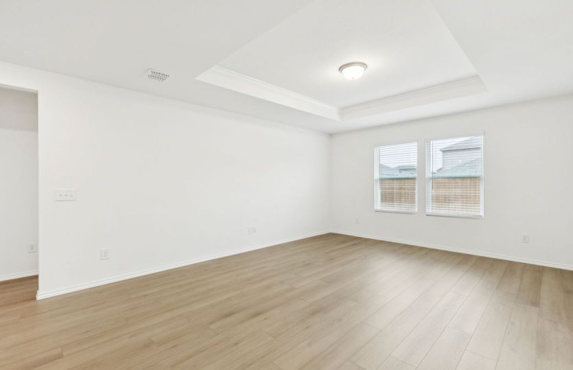 Gathering room with large windows offering natural light