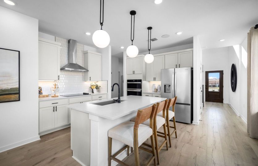 Kitchen With Island Bar Seating