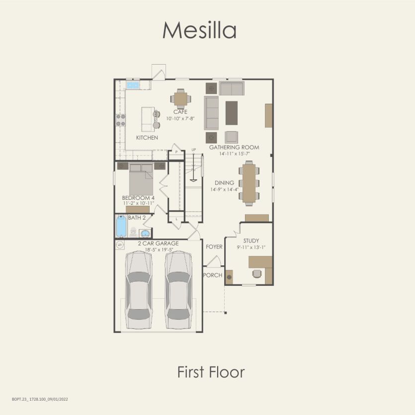First Floor 4 br / 3 ba