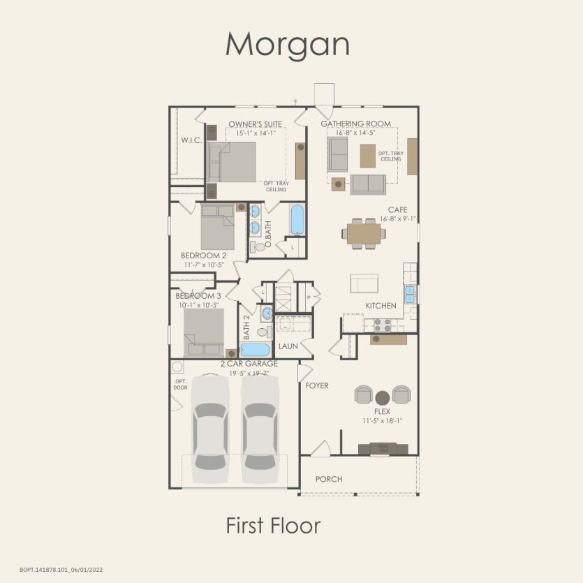 First Floor 3 br / 2 ba