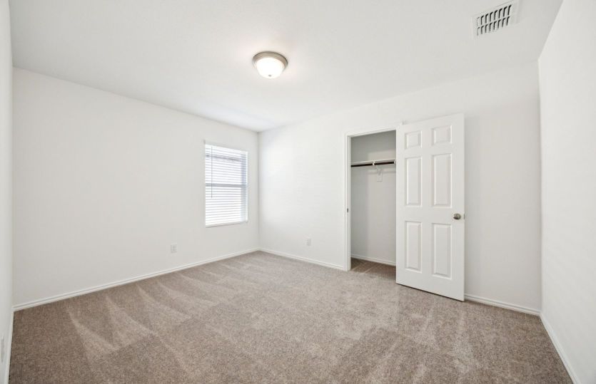 Spacious secondary room *photos are not of actual home, some features vary