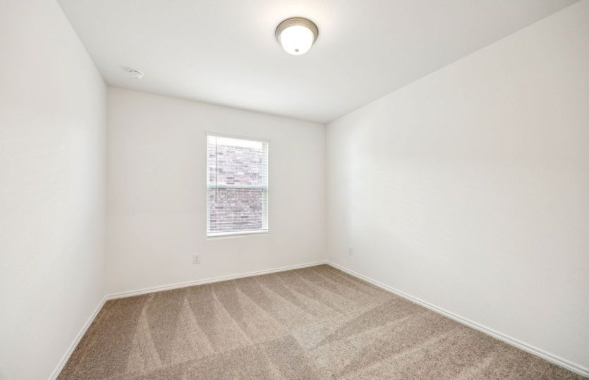 Secondary bedroom *photos are not of actual home, some features vary