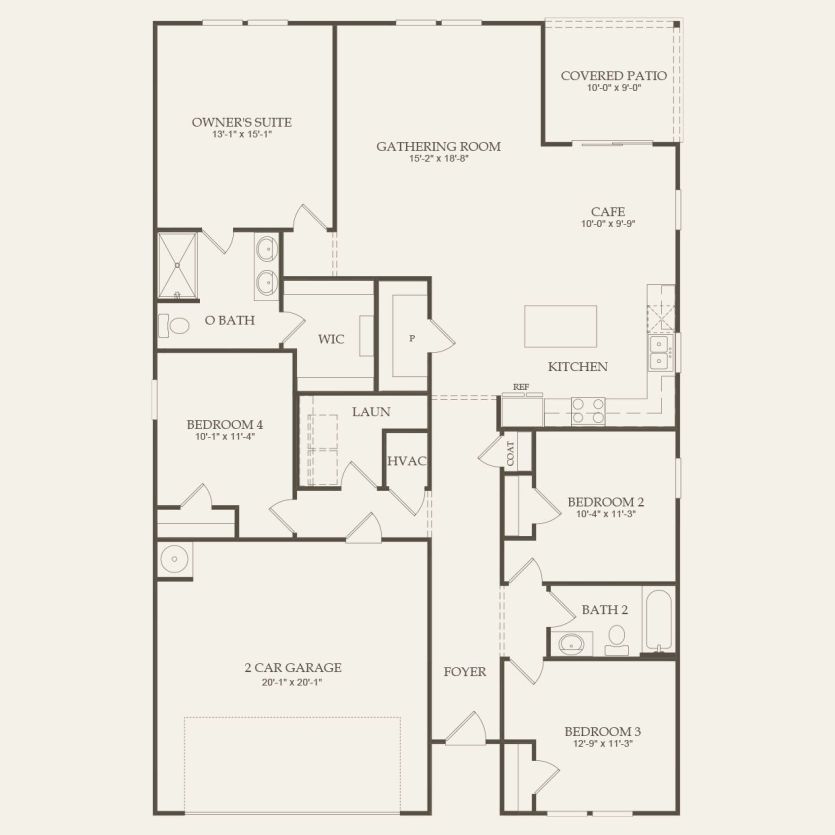 First Floor 4 br / 2 ba