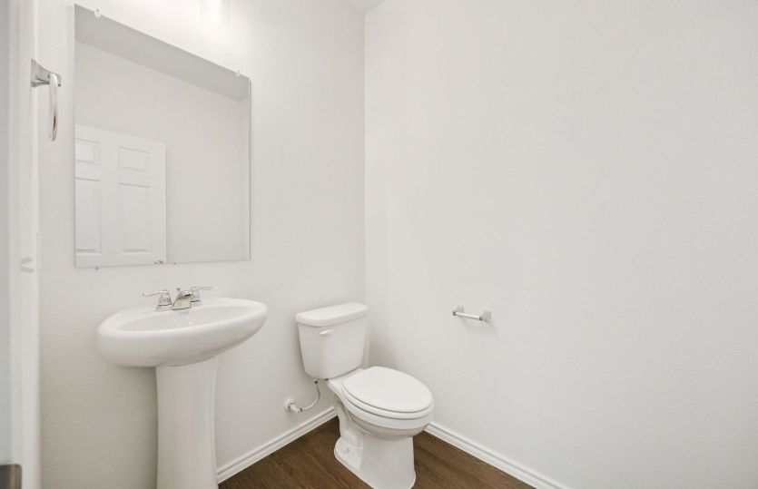 Powder bath on first floor
