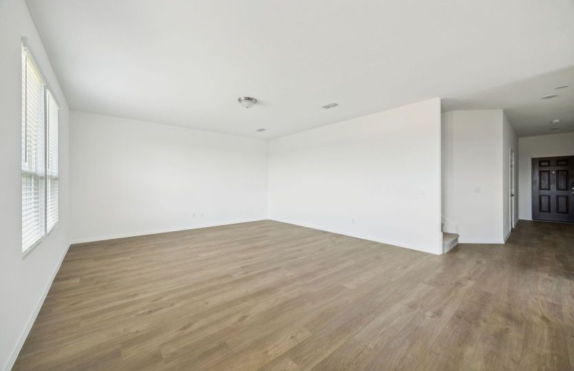 Spacious gathering room with natural light