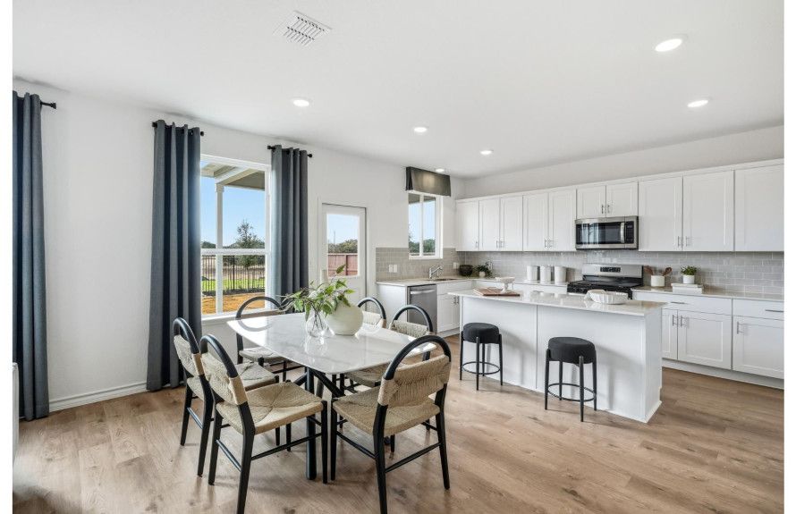 Open Kitchen & Dining Area
