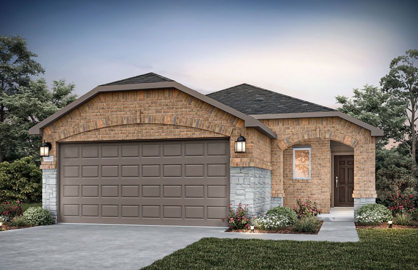 The Adams, a 1-story new construction home showing Home Exterior R