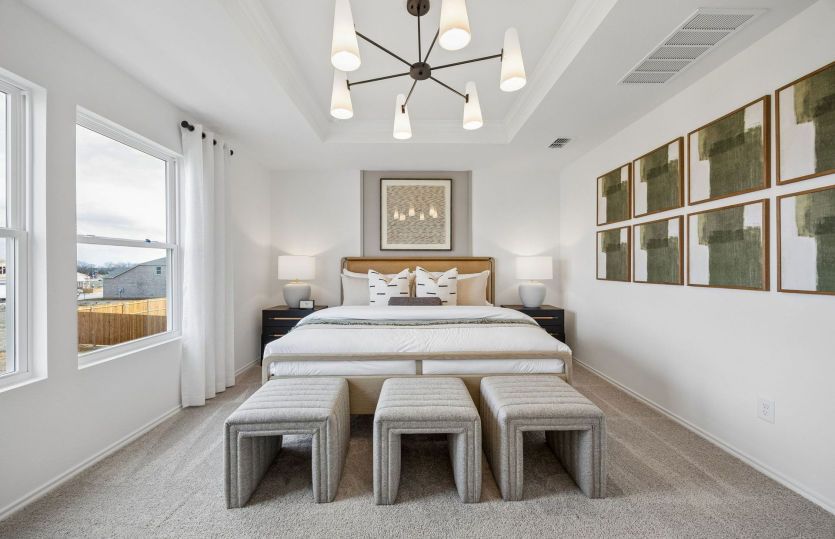 Natural light in owner's suite