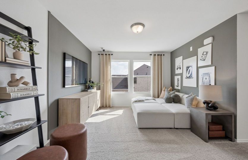 Loft on second floor, perfect for family and game nights