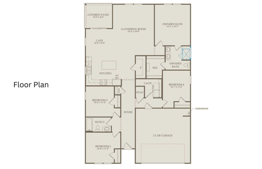 Ranch Floor Plan - Come Tour our Model Home Today!