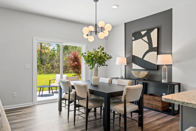 Dining Room off of the Kitchen.