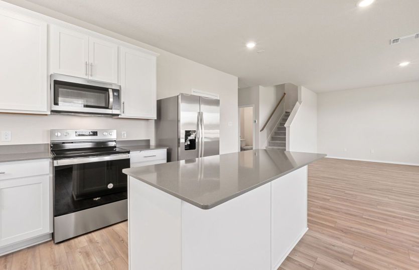 Kitchen Open to the Gathering Space