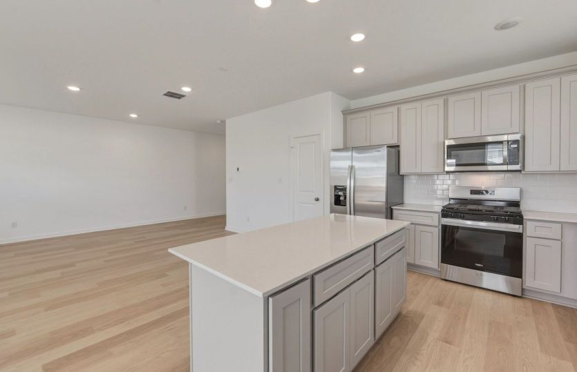 Kitchen Open to the Gathering Space
