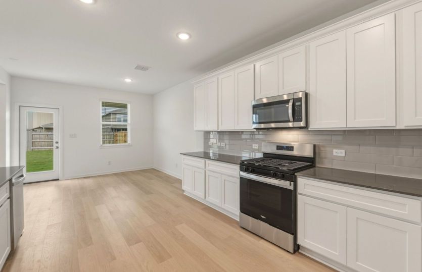 Kitchen Open to the Dining Area