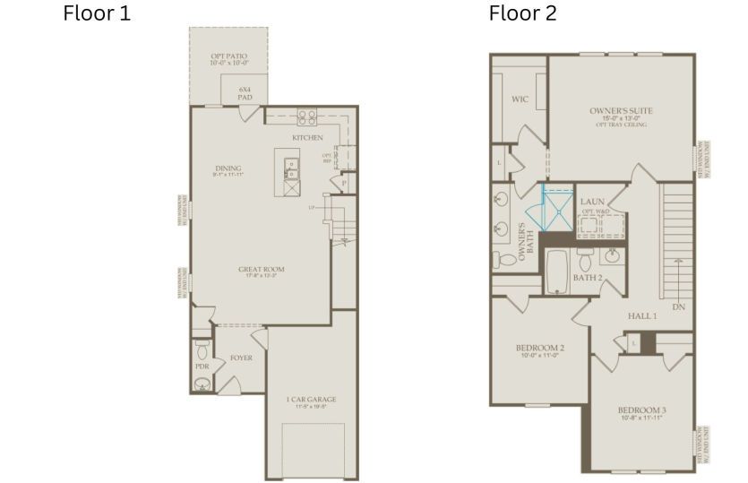 Floor Plan Level 1 & Level 2