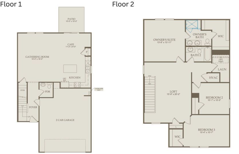 Floor Plan Level 1 & Level 2