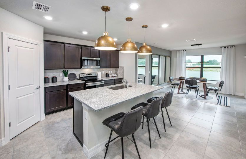 Kitchen with optional move-in ready package