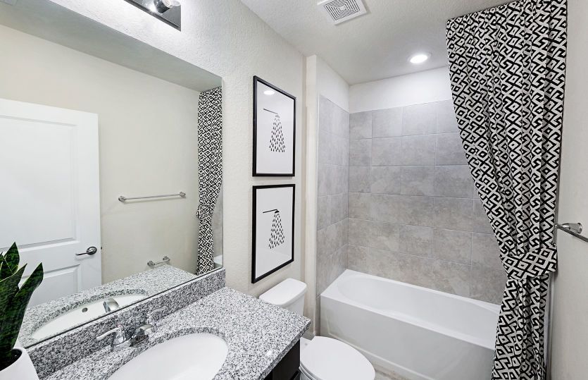 Secondary bathroom