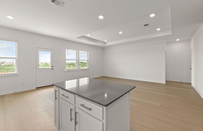 Kitchen Open to the Gathering Space