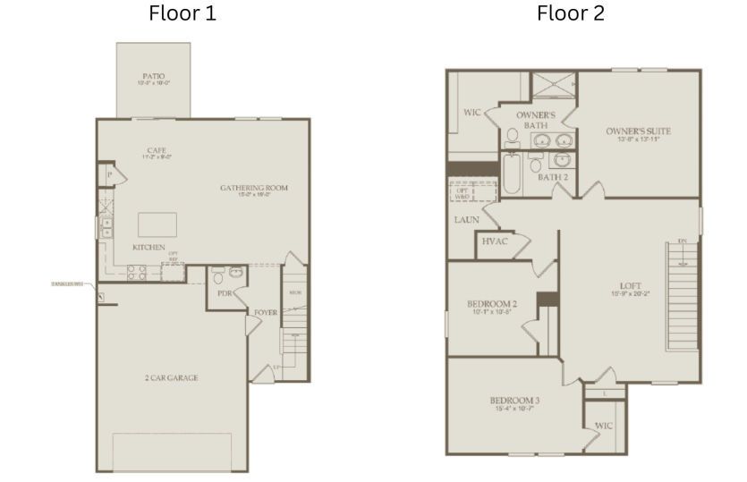 Floor Plan Level 1 & Level 2