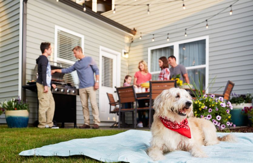 Our Homes have Patios for Outdoor Get Togethers