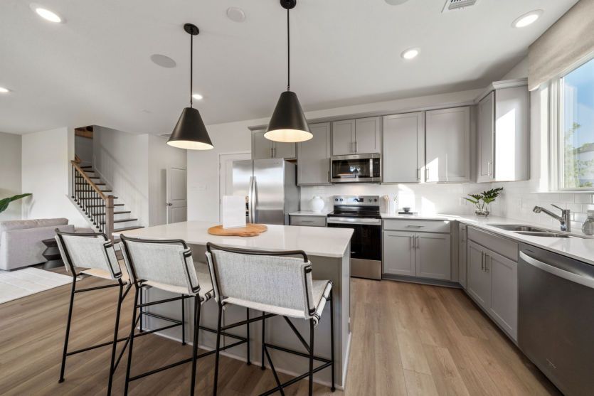 Sandalwood Model- Open Kitchen and Dining Area