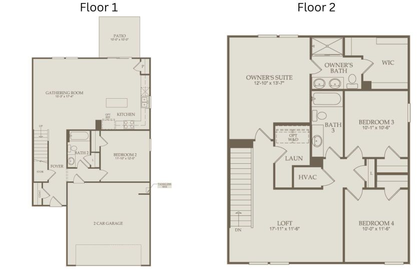 Floor Plan Level 1 & Level 2
