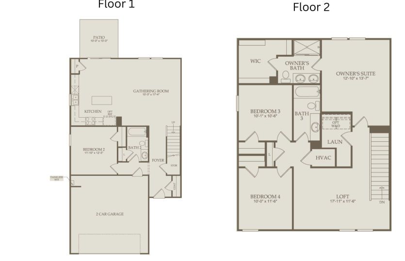 Floor Plan Level 1 & Level 2