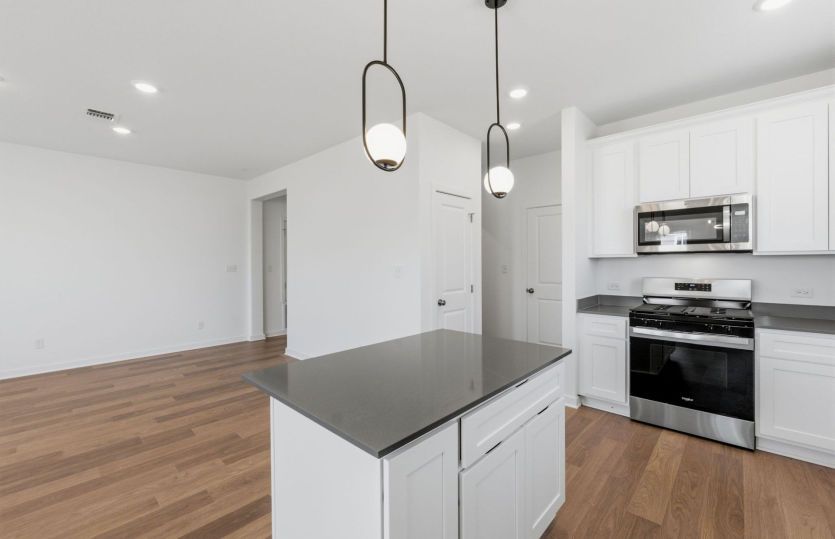 Kitchen Open to the Gathering Space