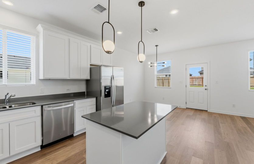 Kitchen Open to the Dining Area