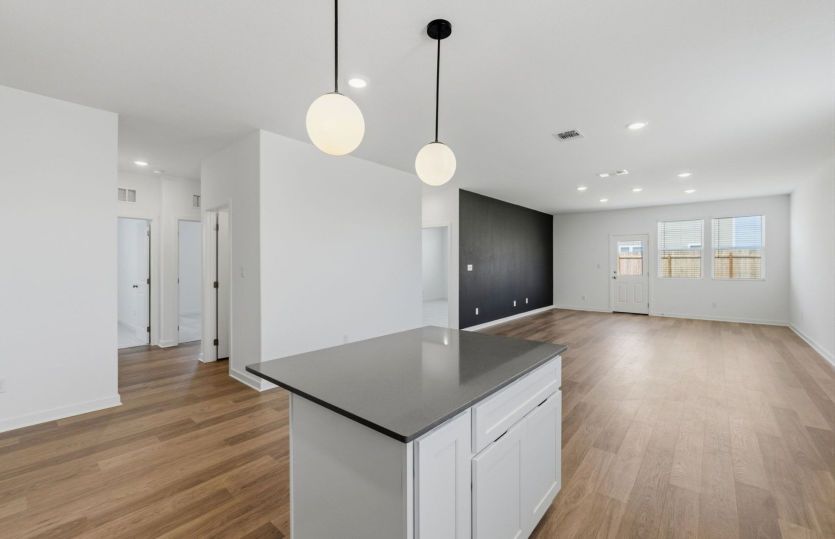 Kitchen Open to the Gathering Space