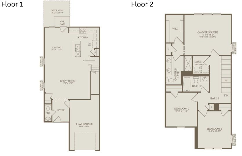 Floor Plan Level 1 & Level 2