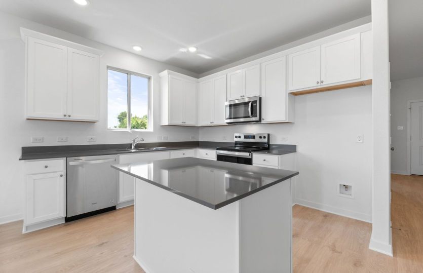 Representational Photo-Open Kitchen